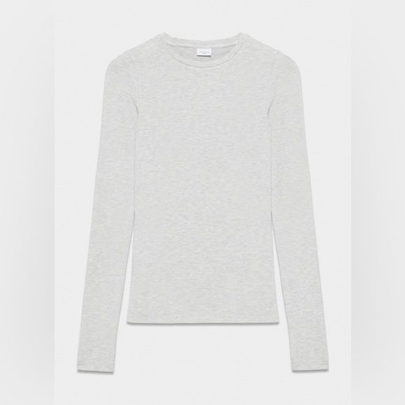 Aritzia Matching Set Destination Longsleeve Recharge Pant Heather Light Grey - Picture 9 of 15